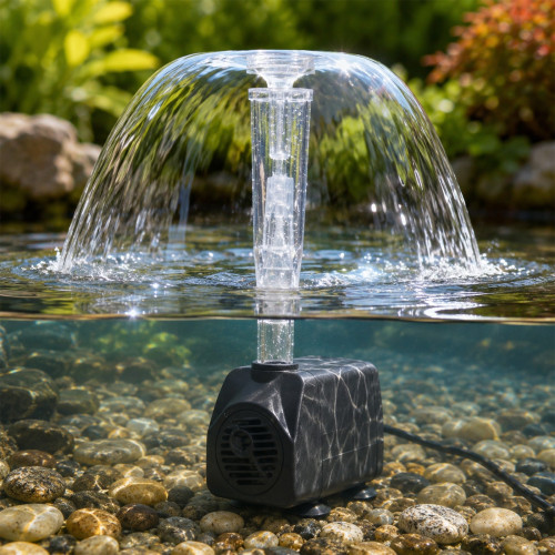 Kruger Meier Sturmkraft Brunnen - zestaw fontannowy 1000l/h - Idealny do oczka wodnego
