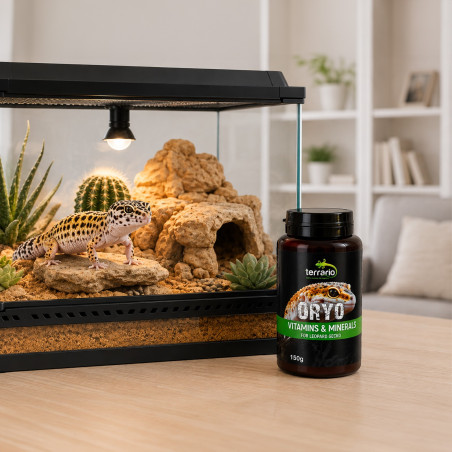 Terrario ORYO for Leopard Gecko 150g - Zdrowe łuski i więcej energii