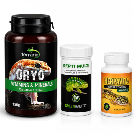 Terrario ORYO for Leopard Gecko 150g - Zdrowe łuski i więcej energii