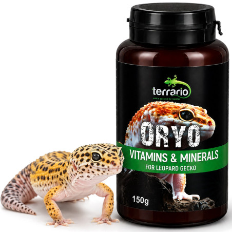 Terrario ORYO for Leopard Gecko 150g - Zdrowe łuski i więcej energii