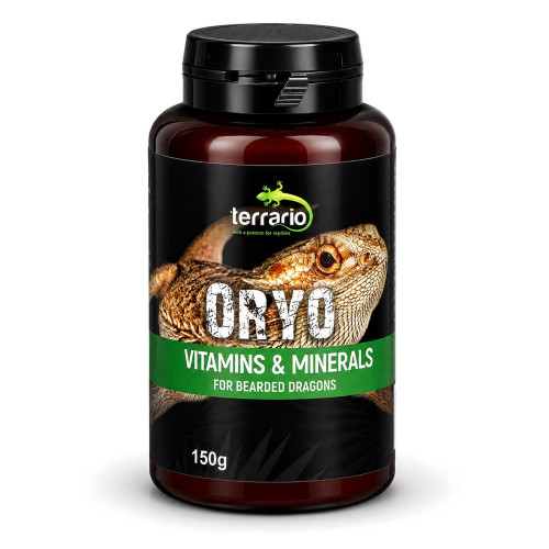 Terrario ORYO for Bearded Dragons 150g witaminy dla agamy brodatej - Zdrowe kości i lepszy apetyt