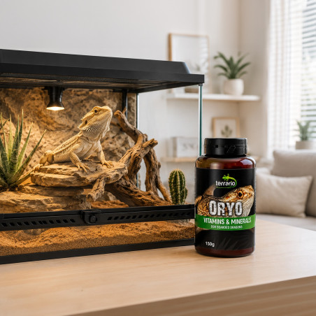 Terrario ORYO for Bearded Dragons 150g witaminy dla agamy brodatej - Zdrowe kości i lepszy apetyt