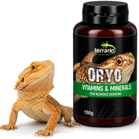Terrario ORYO for Bearded Dragons 150g witaminy dla agamy brodatej - Zdrowe kości i lepszy apetyt