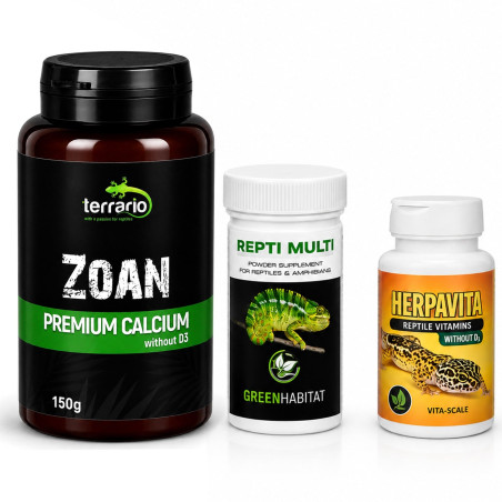 Terrario Zoan Calcium without D3 150g - Wzmacnia kości