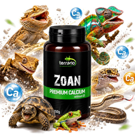 Terrario Zoan Calcium without D3 150g - Wzmacnia kości