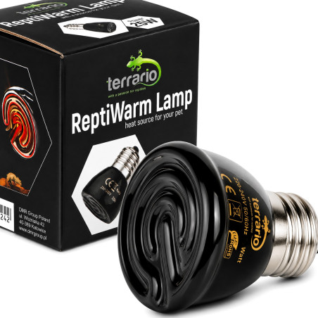 Terrario ReptiWarm 25W - mini emiter ciepła | Idealny do małych terrariów