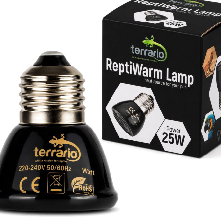 Terrario ReptiWarm 25W - mini emiter ciepła | Idealny do małych terrariów