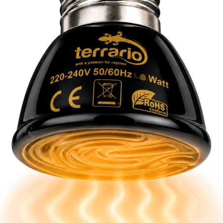 Terrario ReptiWarm 25W - mini emiter ciepła | Idealny do małych terrariów