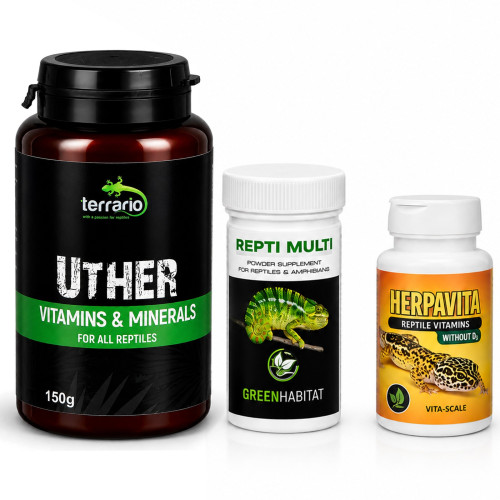 Terrario UTHER for Reptiles 150g - Zdrowe łuski i energia