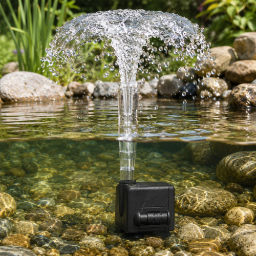 Kruger Meier Sturmkraft Brunnen - zestaw fontannowy 450l/h | Idealny do oczka wodnego