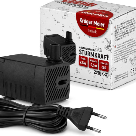 Kruger Meier Sturmkraft 220JK-X1 - pompa wody 220l/h | Idealna do oczka wodnego