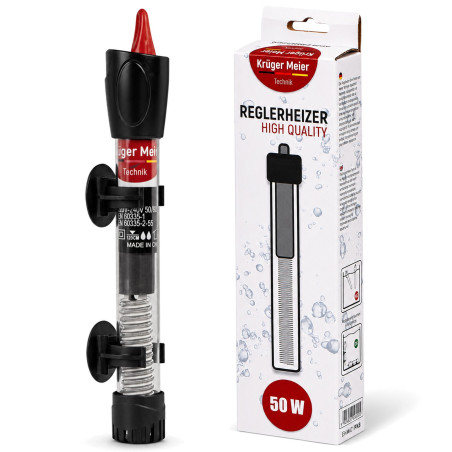 Kruger Meier Reglerheizer 50W - Stabilna temperatura dla Twoich ryb