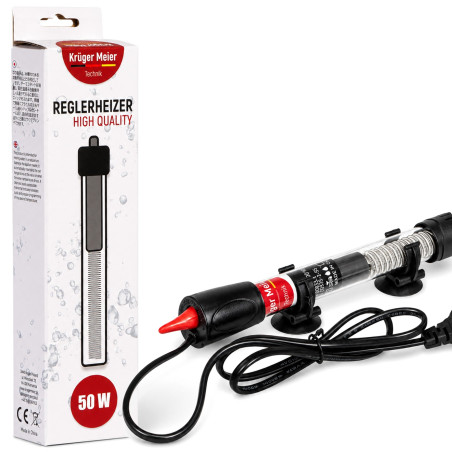 Kruger Meier Reglerheizer 50W - Stabilna temperatura dla Twoich ryb