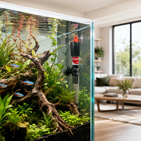 Kruger Meier Reglerheizer 100W - grzałka z termostatem do akwarium | Stabilna temperatura, bezpieczna dla ryb