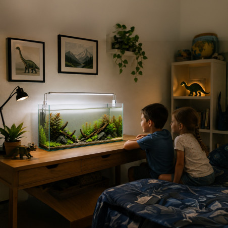 Kruger Meier Larino S-Line 18W - lampa LED 60-70 cm | Idealna do akwarium, optymalne światło dla roślin