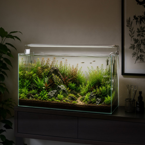 Kruger Meier Larino S-Line 18W - lampa LED 60-70 cm | Idealna do akwarium, optymalne światło dla roślin