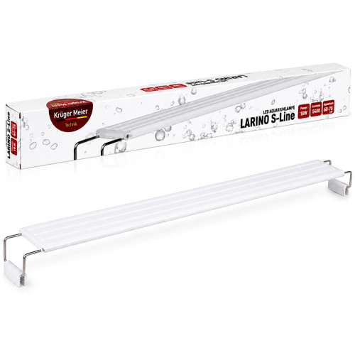 Kruger Meier Larino S-Line 18W - lampa LED 60-70 cm | Idealna do akwarium, optymalne światło dla roślin