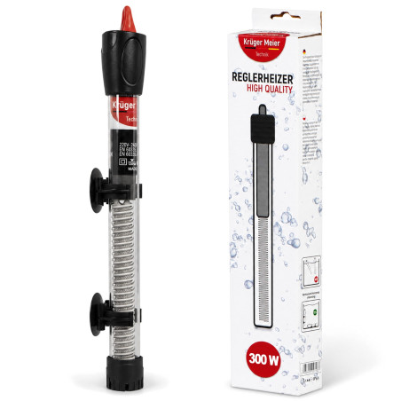 Grzałka z termostatem Kruger Meier Reglerheizer 300W - do akwariów słodkowodnych