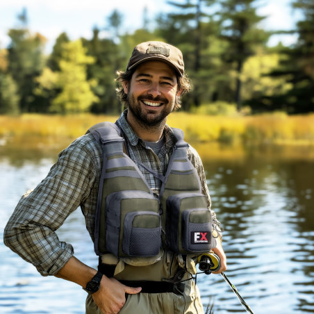Fishing Expedition ProVest II - Pojemna kamizelka wędkarska idealna na wyprawy
