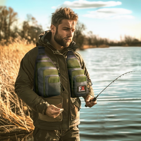 Fishing Expedition ProVest II - Pojemna kamizelka wędkarska idealna na wyprawy