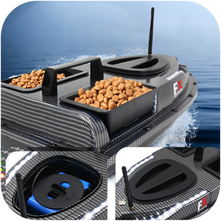 Łódka zanętowa Fishing Expedition LAKE XPREDATOR z GPS i zdalnym sterowaniem