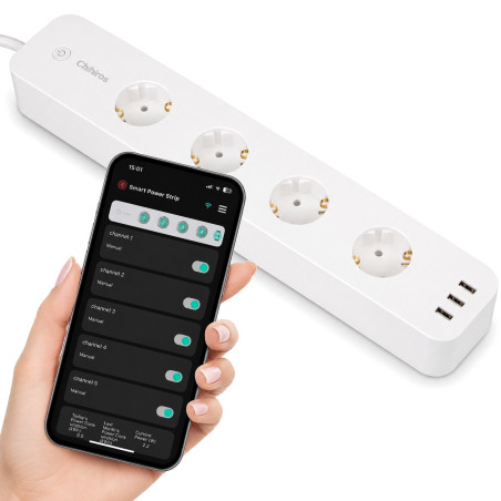 Listwa zasilająca Chihiros Smart Power Strip WiFi, programator i zdalne sterowanie do terrarium