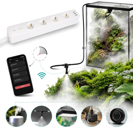 Listwa zasilająca Chihiros Smart Power Strip WiFi, programator i zdalne sterowanie do terrarium