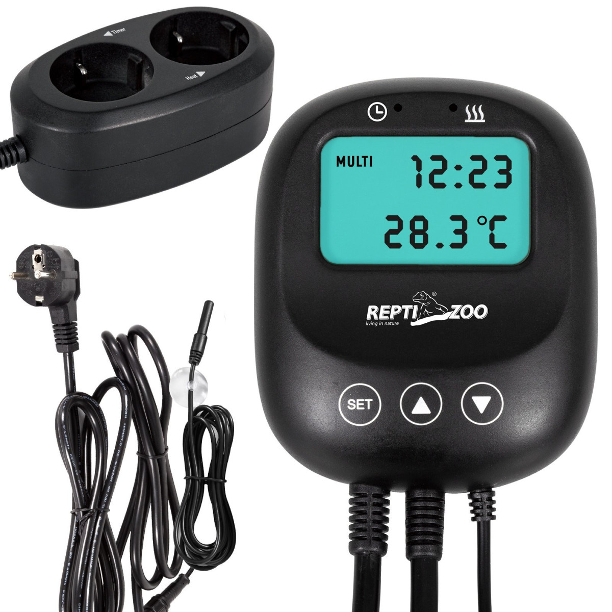 Repti-Zoo Digital Thermostat & Timer - termostat z programatorem – Precyzyjna termoregulacja i elastyczny timer