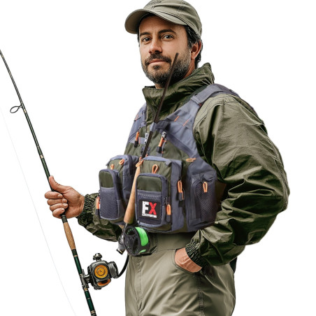 Fishing Expedition MaxiVest Q - kamizelka wędkarska | Komfort i maksymalna organizacja