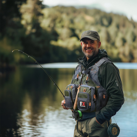 Fishing Expedition MaxiVest Q - kamizelka wędkarska | Komfort i maksymalna organizacja