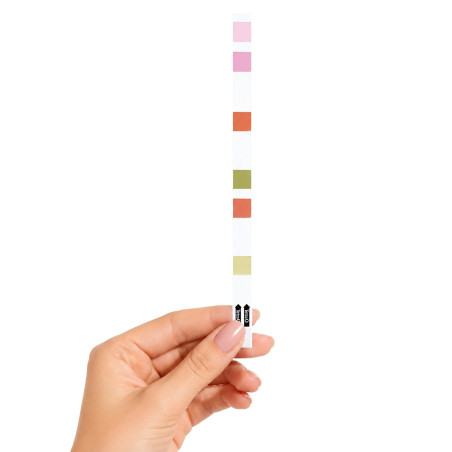 Test paskowy Tetra TEST 7in1 do akwarium - pH, NO2, NO3, GH, KH, Cl2, Fe