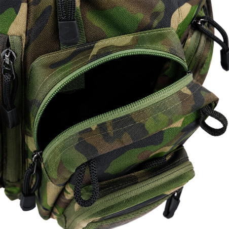 Kamizelka wędkarska Fishing Expedition MaxiVest Camo, wielokieszeniowa, lekka, regulowana