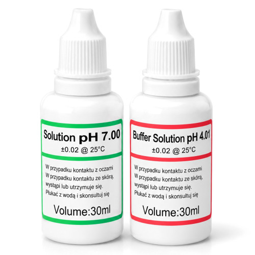 Zestaw buforów pH Aquario Buffer Solution Set roztwory kalibracyjne