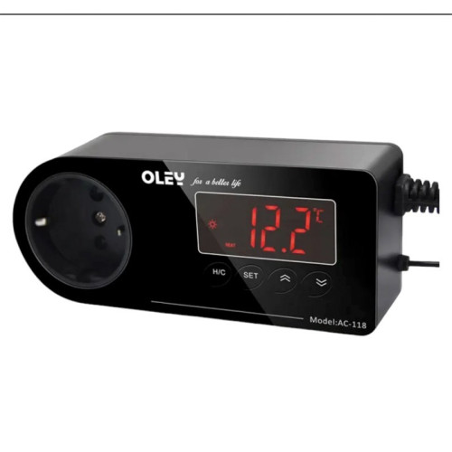 Oley Ringder AC-118 – Elektroniczny termostat z wyświetlaczem LCD