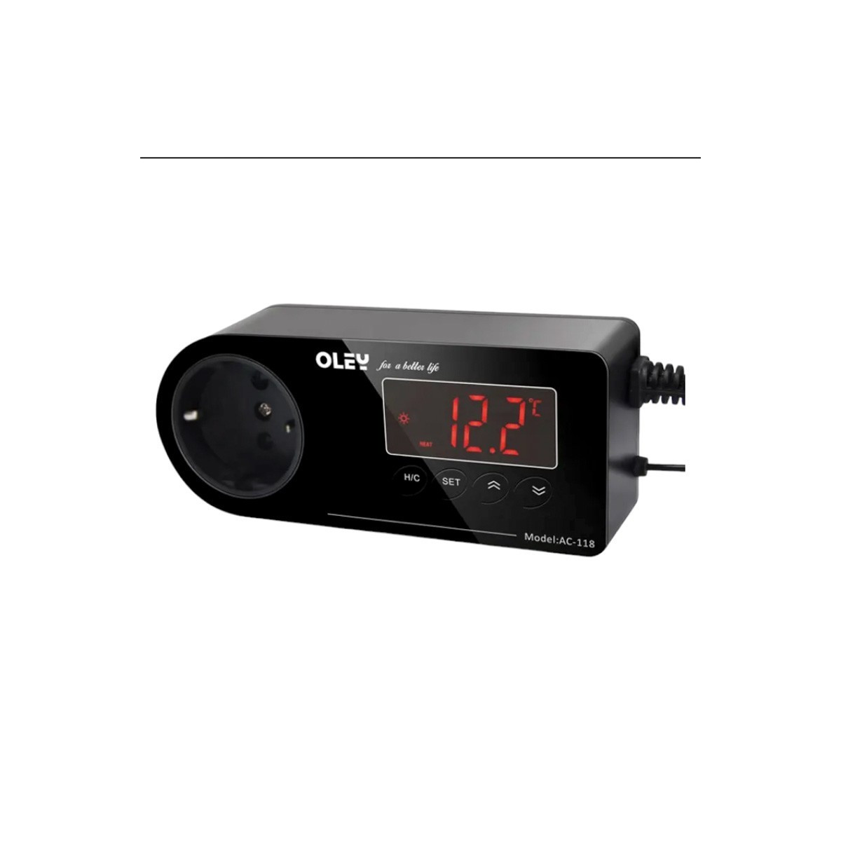 Oley Ringder AC-118 – Elektroniczny termostat z wyświetlaczem LCD