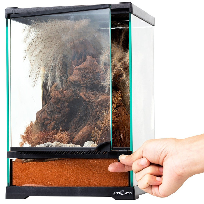 Repti-Zoo Terrarium HK19 21x21x30cm – niezawodne, wodoodporne terrarium dla wymagających hobbystów