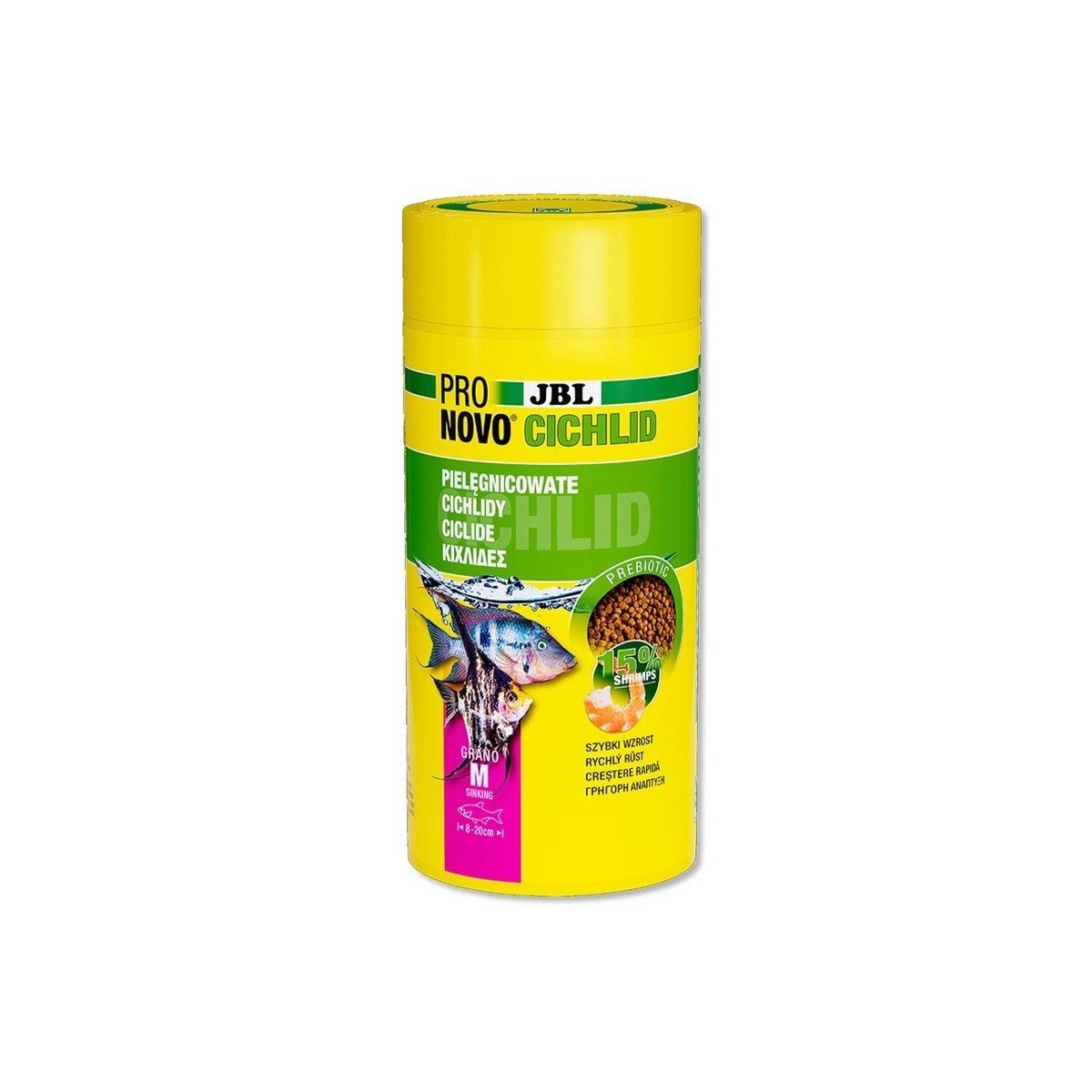 JBL Pronovo Cichlid Grano M 1000ml - pokarm dla pielęgnic