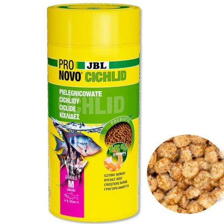 JBL Pronovo Cichlid Grano M 1000ml - pokarm dla pielęgnic