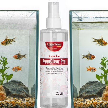 Kruger Meier AquaClear Pro 250ml - płyn do czyszczenia szyb akwarium