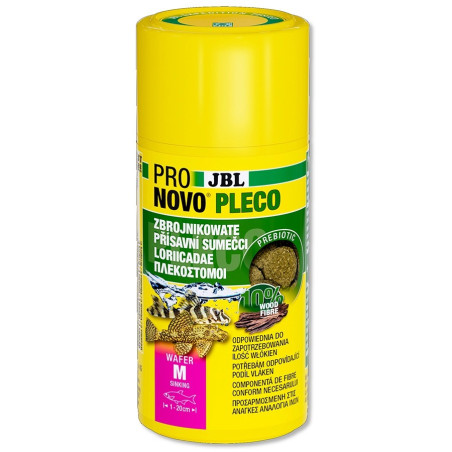 JBL Pronovo Pleco Wafer M 100ml - idealny dla glonojadów, wspiera zdrowie i apetyt