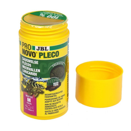 JBL Pronovo Pleco Wafer M 100ml - idealny dla glonojadów, wspiera zdrowie i apetyt