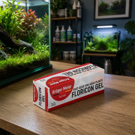 Kruger Meier Floricon Gel 3g - szybkie i trwałe mocowanie roślin akwariowych