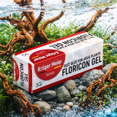 Kruger Meier Floricon Gel 3g - szybkie i trwałe mocowanie roślin akwariowych