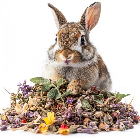 Herbal Pets Zioła Podstawowe dla Królika 125g - Naturalne wsparcie trawienia