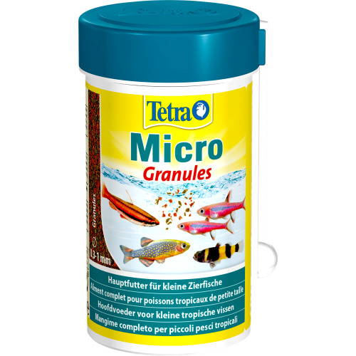 Tetra Micro Granules 100ml - Zdrowy wzrost i intensywne kolory dla drobnych rybek