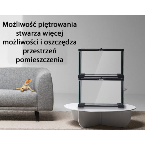 Repti-Zoo Simple Habitat terrarium 31x31x30 - Idealne dla małych gadów