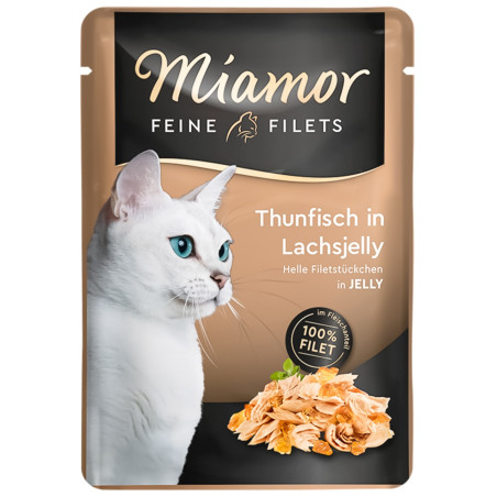 Miamor Filets Thunfisch in Krebsjelly 100g - smakowite filety dla wybrednych kotów