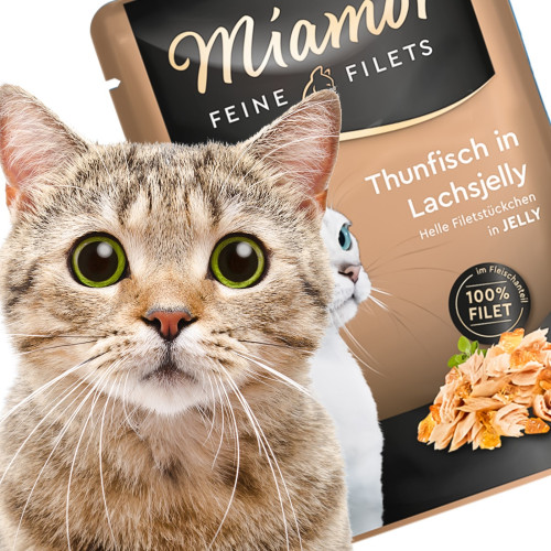 Miamor Filets Thunfisch in Krebsjelly 100g - smakowite filety dla wybrednych kotów