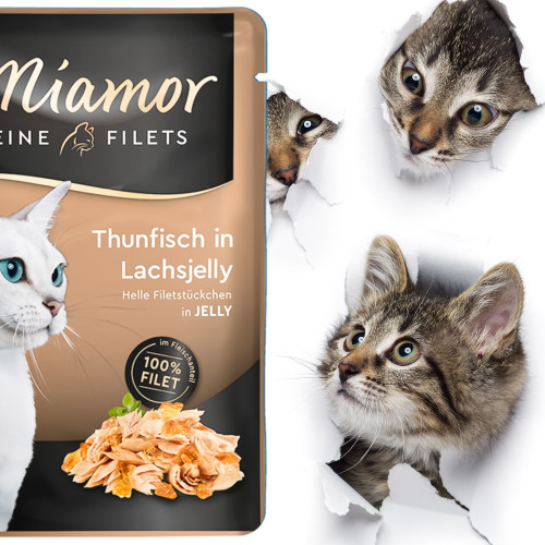 Miamor Filets Thunfisch in Krebsjelly 100g - smakowite filety dla wybrednych kotów