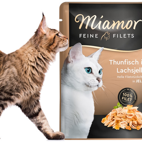 Miamor Filets Thunfisch in Krebsjelly 100g - smakowite filety dla wybrednych kotów